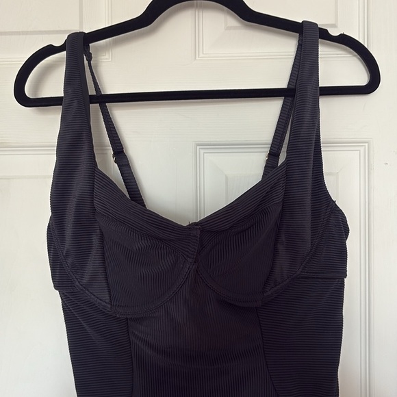 Swimsuits For All Camille Kostek She’s Iconic Underwire Brazilian One Piece - Picture 4 of 9